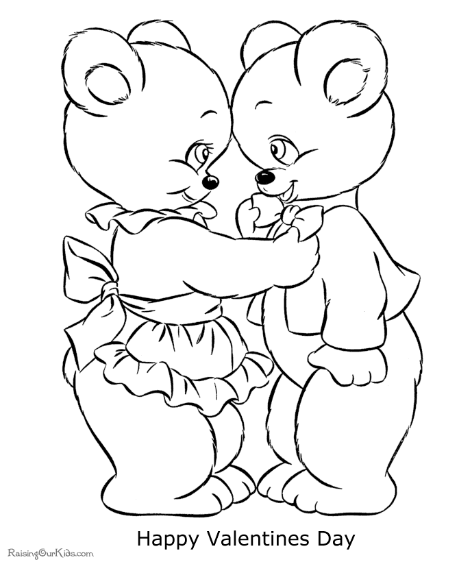 valentine crafts and coloring pages - photo #50