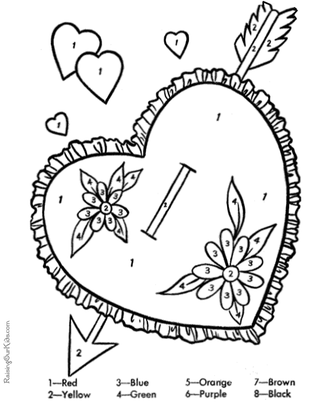 valentine crafts and coloring pages - photo #3