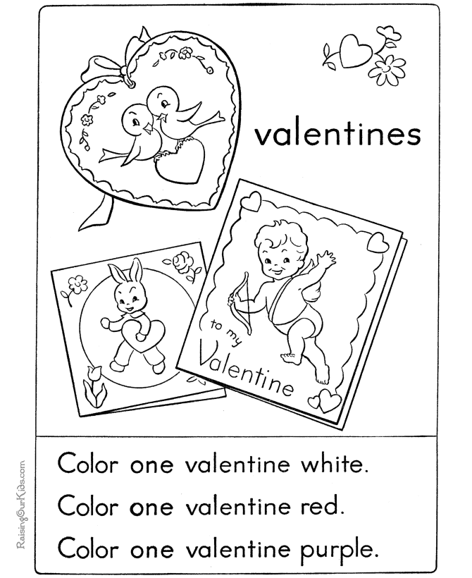 Kindergarten Valentine crafts