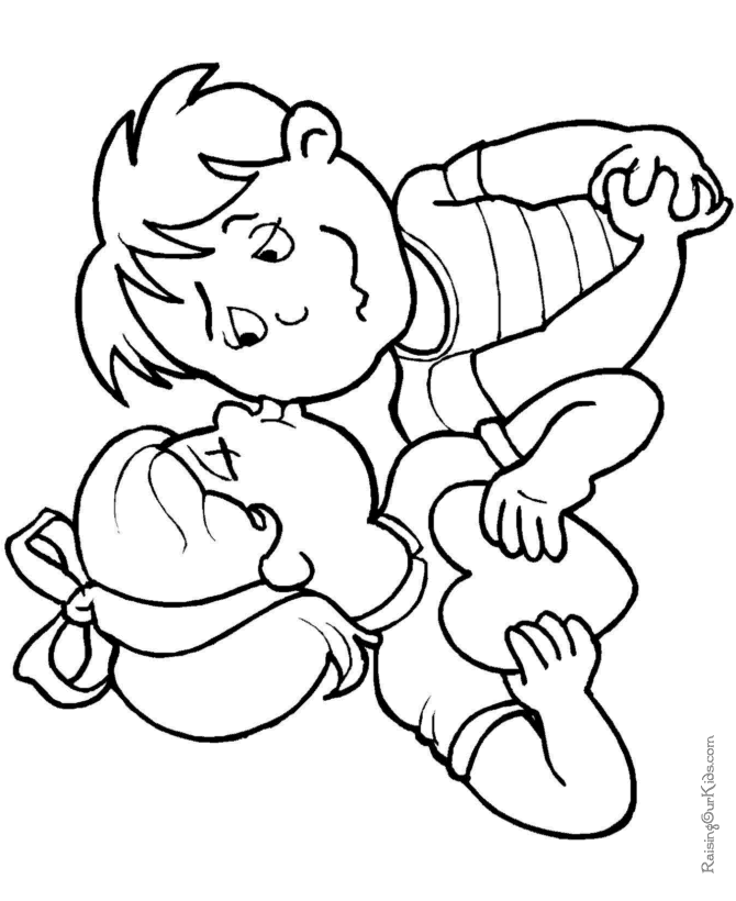 valentine coloring pages toddlers - photo #21