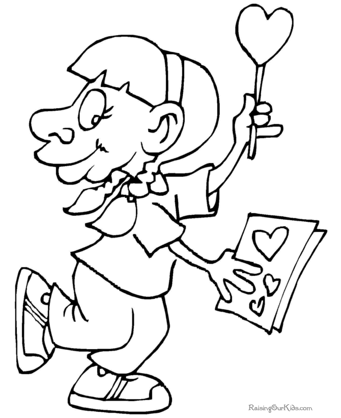 valentine coloring pages for preschool - photo #26