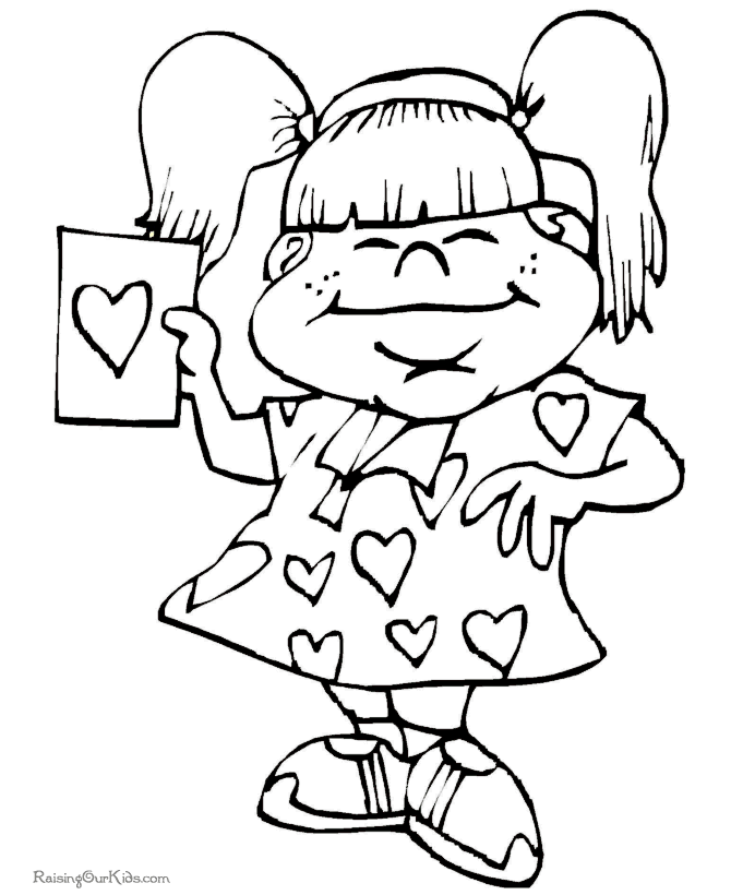 Free Valentines Day Coloring Pages