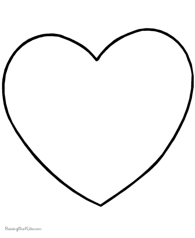 Preschool Valentine Day Coloring Pages - 002