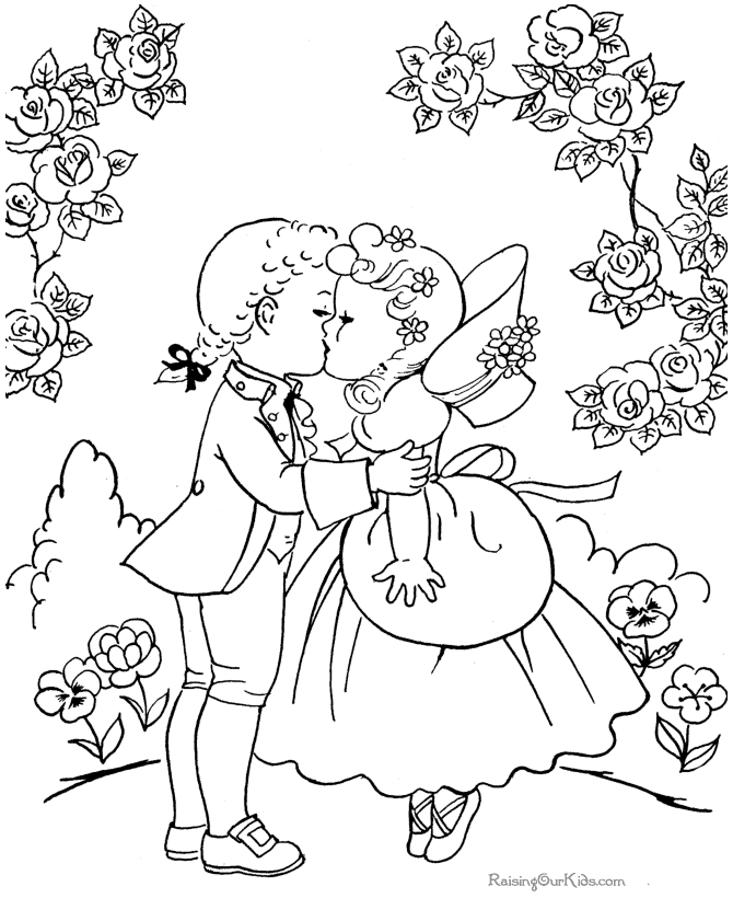 valentine crafts and coloring pages - photo #36