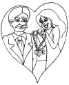 Free Valentine coloring pages
