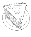 Child Valentine coloring pages