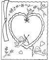 Free Valentine coloring pictures